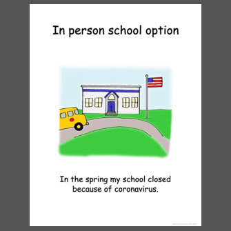 In person school option