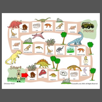 Descripto Dinos™ Vocabulary Game Boards