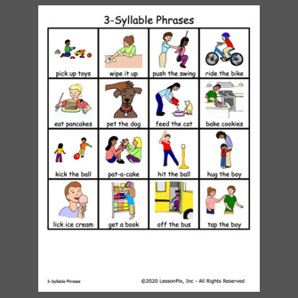 3-Syllable Phrases