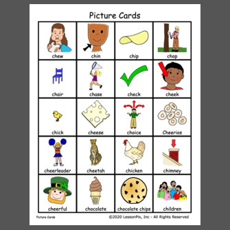 CH initial Picture Cards