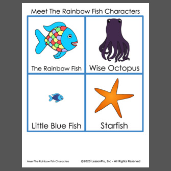Meet The Rainbow Fish Characters