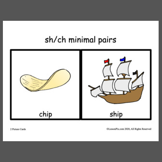 sh/ch minimal pairs