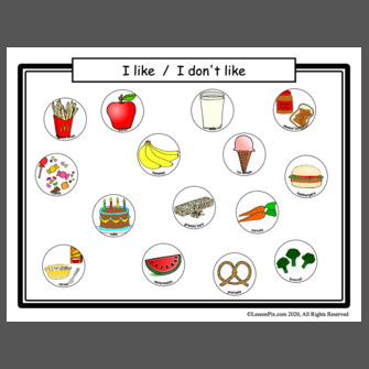 Foods: I like / I don