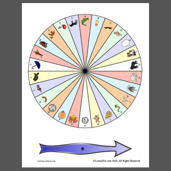 printable spinner template