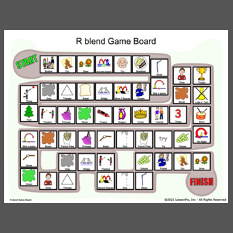 R blend Game Board