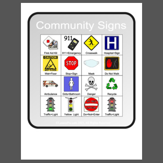 community safety signs and symbols
