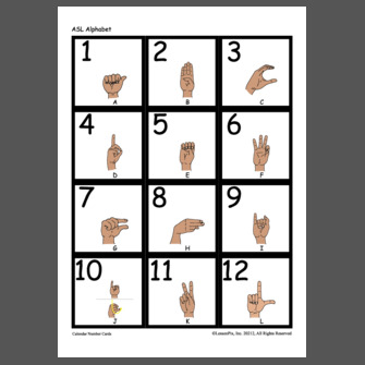 ASL Alphabet Dark Hand