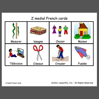 Things that Start with A to Z Cards