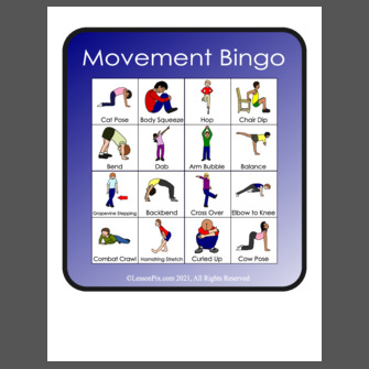 Movement Bingo