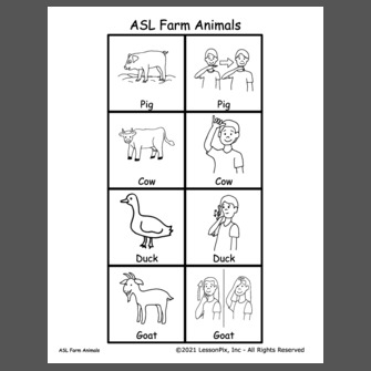 ASL Farm Animals