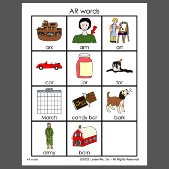 AR words AR words