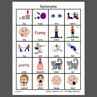 Synonyms Words - The same meaning Words - Download PDF