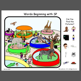 words beginning with sp 5 letters