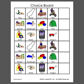 Choice Board