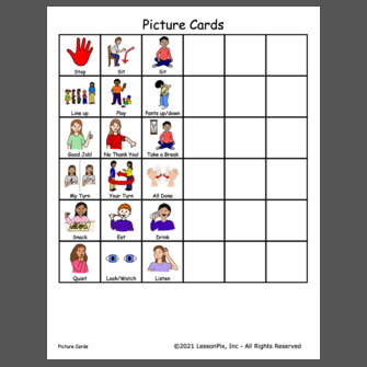 ECSE Classroom Visual Cues