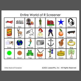 Entire World of R Screener