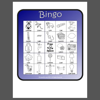 initial /l/ bingo