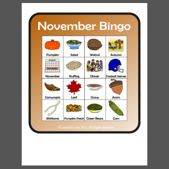 November Bingo