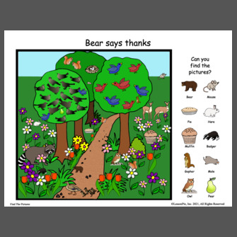 Bear says thanks