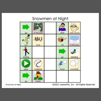 Snowmen at Night