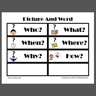 the word question images