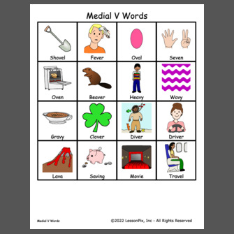 Medial V Words