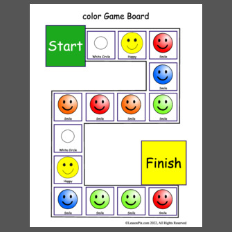 color Game Board