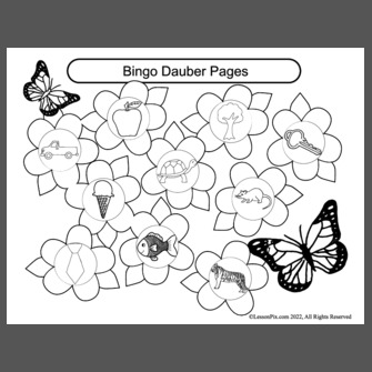 bingo dauber coloring pages mouse