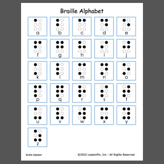 draw symbols ofBraille script 