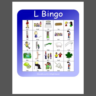 Initial L CVC Bingo