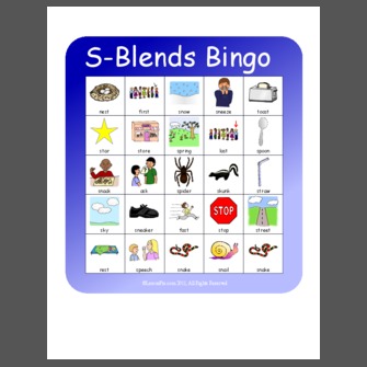 S-Blends Bingo