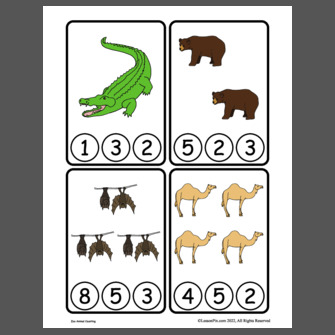 zoo animal counting