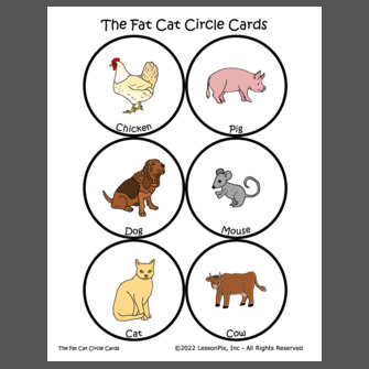 The Fat Cat Circle Cards