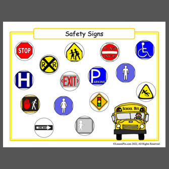 warning signs and symbols in school