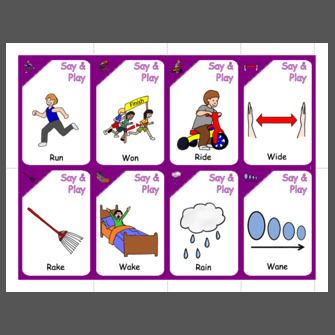 Playing Cards r versus w minimal pairs