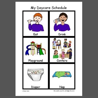 My Daycare Schedule