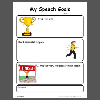 My Speech Goals- interview