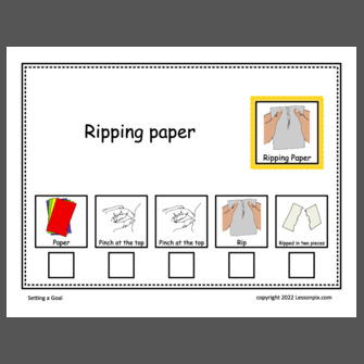 Ripping paper