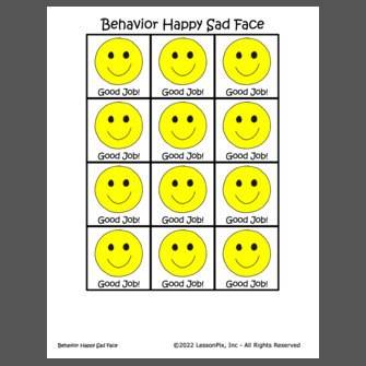 Behavior Happy Sad Face