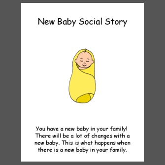 New Baby Social Story
