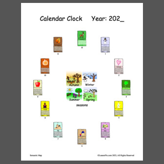 Calendar Clock Year: 202_