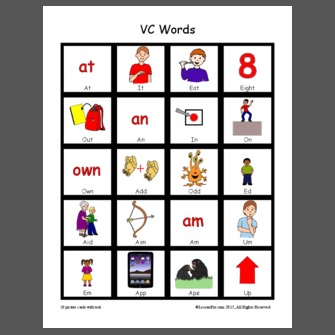 speech therapy vc words