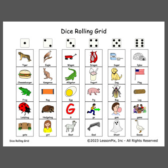 Dice Rolling Grid