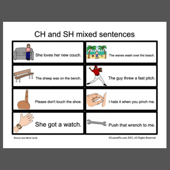 CH and SH mixed sentences