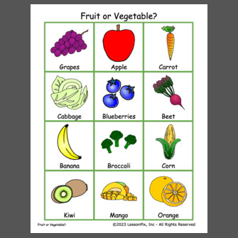 Exploring the Spectrum of Fruits Vocabulary