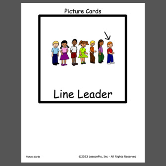 classroom line leader