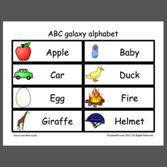 ABC galaxy alphabet