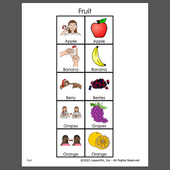 ASL Fruit