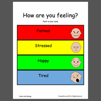 Feelings & Emotions Materials from the LessonPix Sharing Center