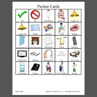 Hospital Aac Board Printable